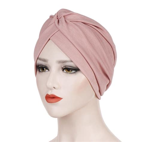 Cotton Inner Hijabs Trendy Muslim Forehead Cross Turban Cap Islamic Headdress Clothing Turban