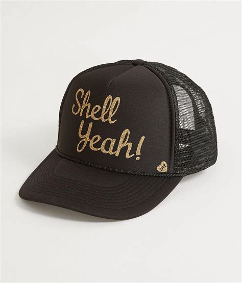 Mother Trucker Shell Yeah Trucker Hat Womens Hats In Black Buckle