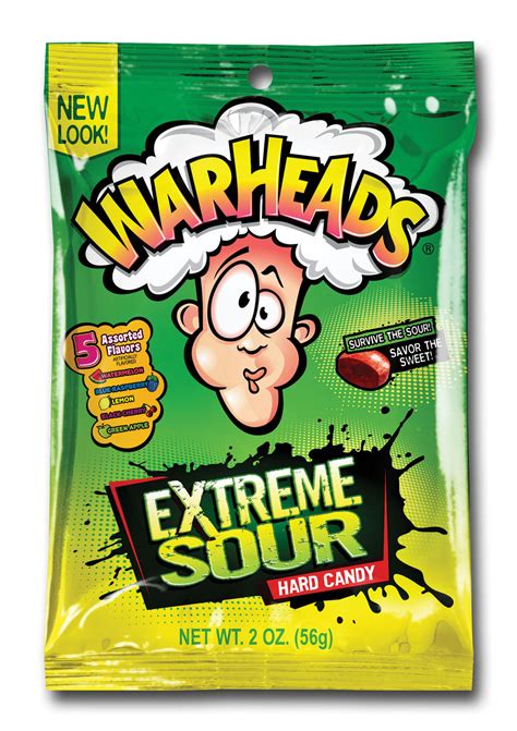 Warheads Extreme Sour Hard Candy 56 G Tasty America American Candy