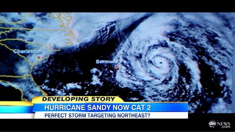 Hurricane Sandy Perfect Storm East Coast Storm Track