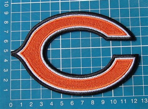 Chicago Bears C Football Nfl 5 Logo Patch Sew On Embroidery