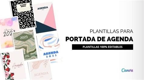Colección De Plantillas Para Portada De Agenda 2023 Gratis