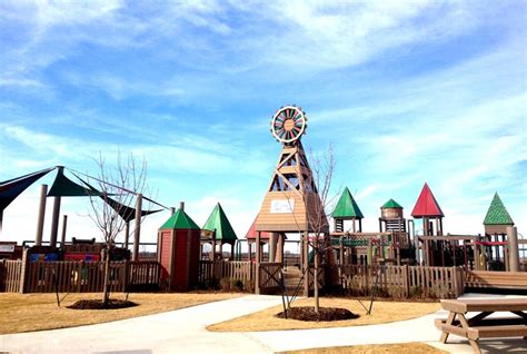 Windmill Playground Located In Frontier Park Prosper A Playground