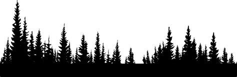 Free Forest Mountain Silhouette Svg Svg Png Eps Dxf File