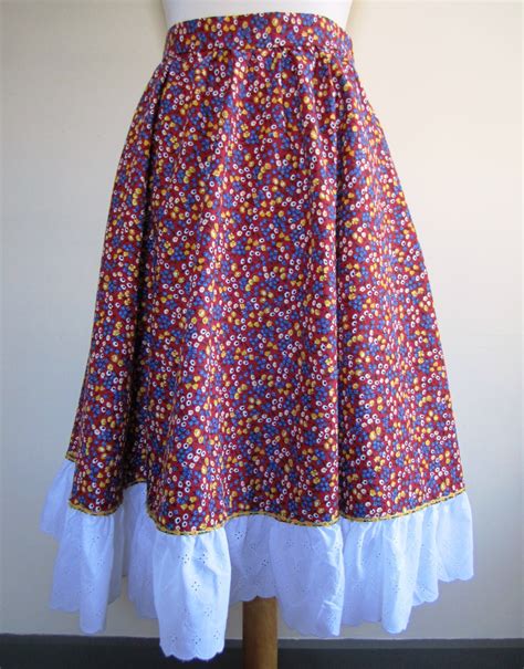 Prairie Skirt Petticoat Victorian Little House Repro Vintage