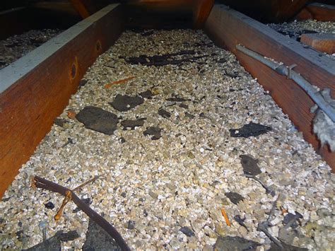 Our vermiculite ceilings is quite different from any other suspended ceilings and we are the representatives of efisol,france. Vermiculite Attic Insulation Between Joists | Partial view ...