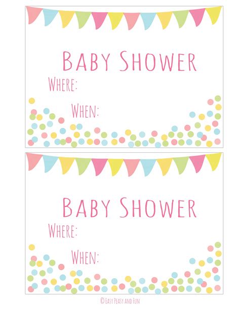 Beautiful Create And Print Free Baby Shower Invitations Baby Shower