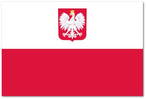 Polska Flaga Z Godłem Na Jacht Sklep Internetowy Warszawa