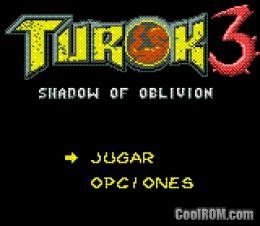 Turok 3 Shadow Of Oblivion ROM Gameboy Color GBC CoolROM Com