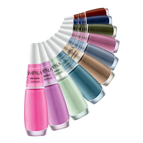 Kit Esmalte Impala A Cor Da Sua Moda 7 5 ML Com 10 Esmaltes Desconto