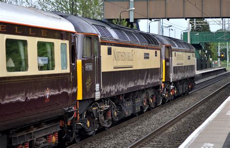 47790 And 47832 Northern Belle Pullman Train Crewe Birming Flickr