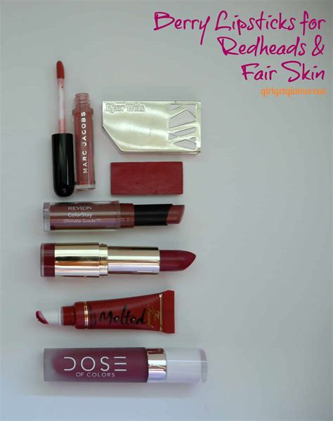 The Best Berry Lipsticks For Fair Skin Redheads GirlGetGlamorous