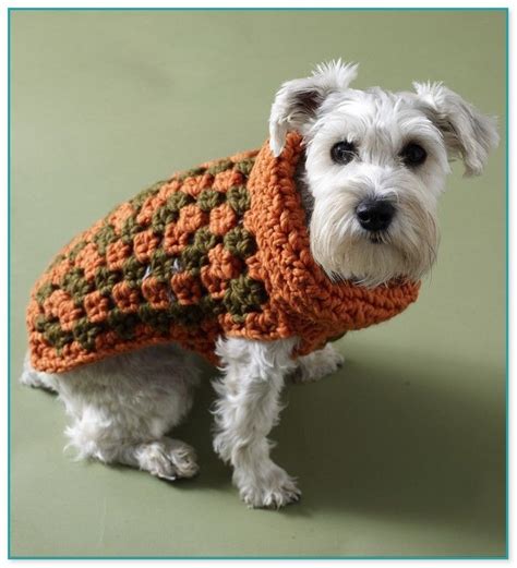Free Patterns For Dogs Web 27 Free Crochet Dog Sweater Patterns Dandy