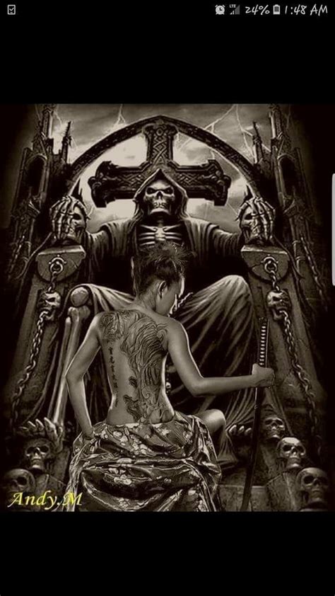 Edson Ecks X Evil Art Grim Reaper Art Beautiful Dark Art