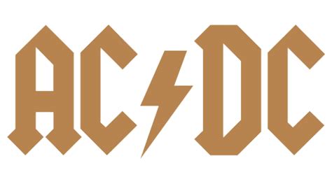 Acdc Logo Gold Transparent Png Stickpng