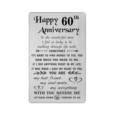 60th Anniversary Wishes Br