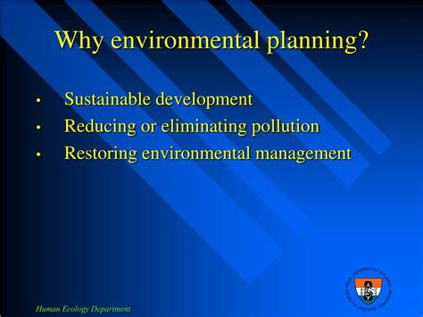 Ppt Ecological And Environmental Planning Powerpoint Presentation