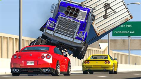 Street Racing Crashes 4 Beamng Drive Satisfying Crashes