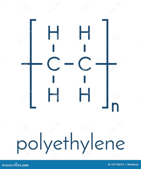 Polyethylene Pe Polythene Polyethene Plastic Chemical Structure