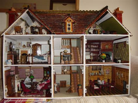 Hand Crafted Victorian Dolls House Ebay Miniature Rooms Miniature