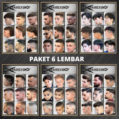 Jual POSTER Barbershop POSTER PANGKAS RAMBUT POSTER SALON Shopee Indonesia