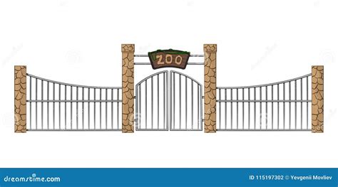 Zoo Entrance Coloring