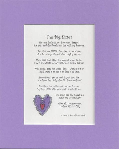 little sister poem big little brother poems from sister