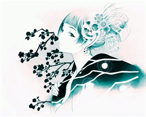 Japanese Geisha Drawing Free Download On Clipartmag