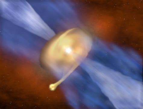 Smaller Member Of Binary Protostar Caught Forming Like Planet