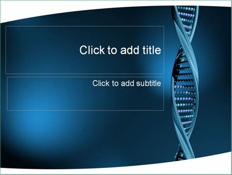 Dna Template Dna Powerpoint Template