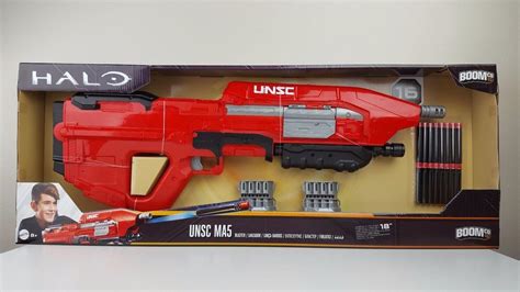 New Boomco Halo Unsc Master Chief Weapon Ma5 Blaster 1850024218