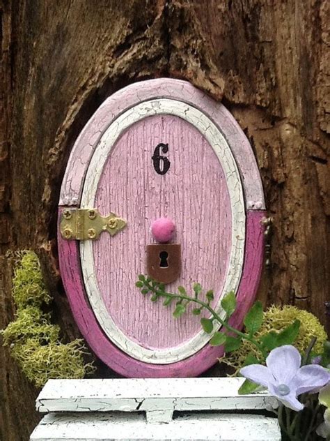Hinged 5 14 Hobbit Style Fairy Door For The Etsy Fairy Door Fairy