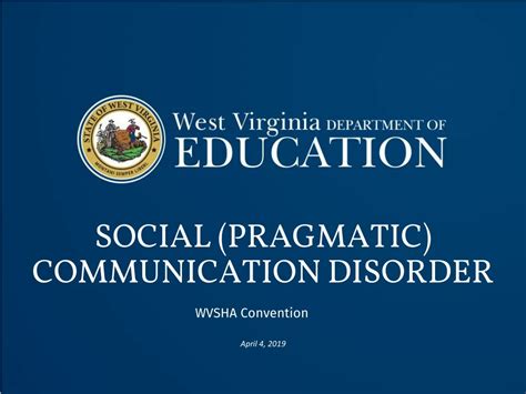 Ppt Social Pragmatic Communication Disorder Powerpoint Presentation