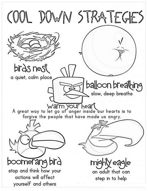 Anger Management Coloring Pages Printable Activity Shelter Anger