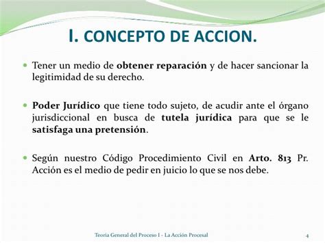 La Accion Procesal