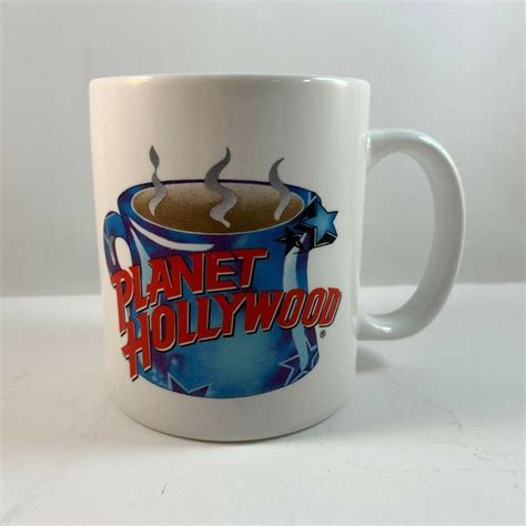 Planet Hollywood Coffee Mug Steaming Coffee Advertising Linyi Coffee Advertising Planet
