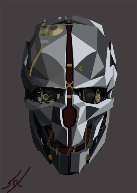 Dishonored Mask By Seppedc On Deviantart Dishonored Mask Dishonored Tattoo Dishonored