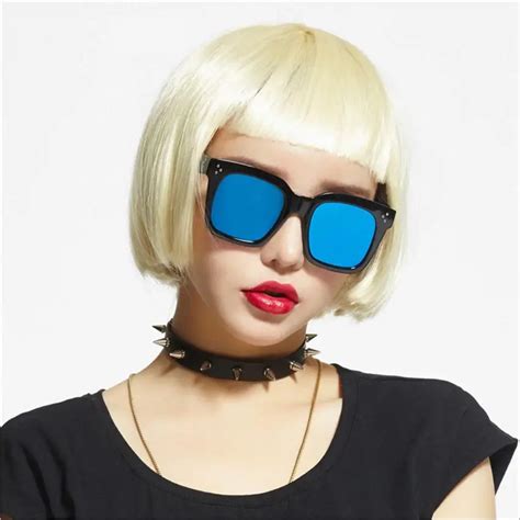 laura fairy fashion square sunglasses women men coating shine de oculos de sol para as mulheres
