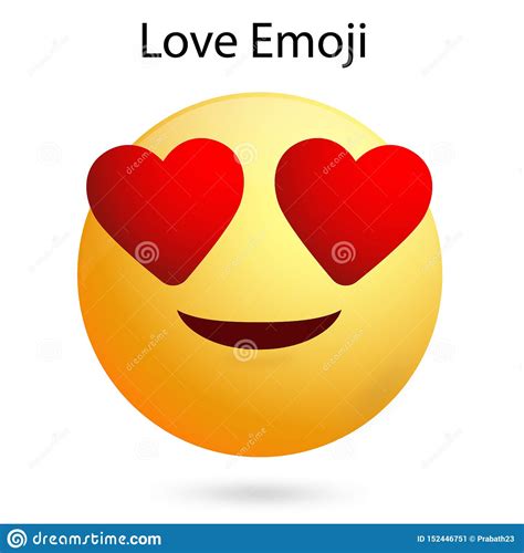 In Love Smiley Face With Vector File Stock Vector Illustration Of