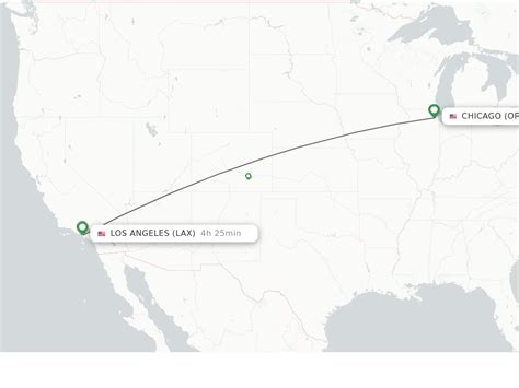 Direct Non Stop Flights From Chicago To Los Angeles Schedules