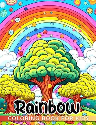 Rainbow Coloring Book For Kids 40 Pages Of High Quality Pictures In