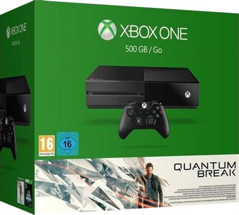 Microsoft Xbox One Console 500 Gb Black Incl Quantum Break