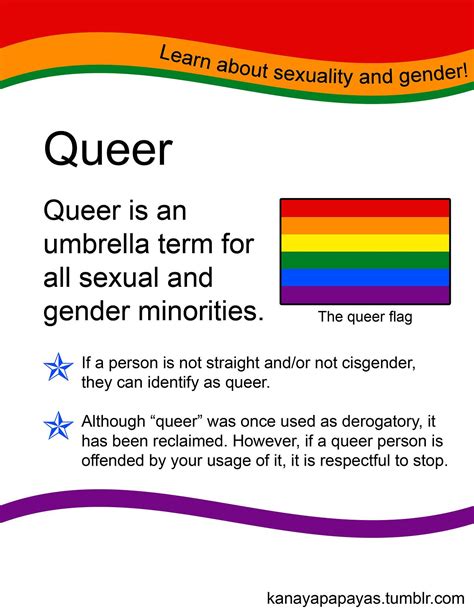 Queer Queer Is An Umbrella Term For All Sexual And Gender Minorities