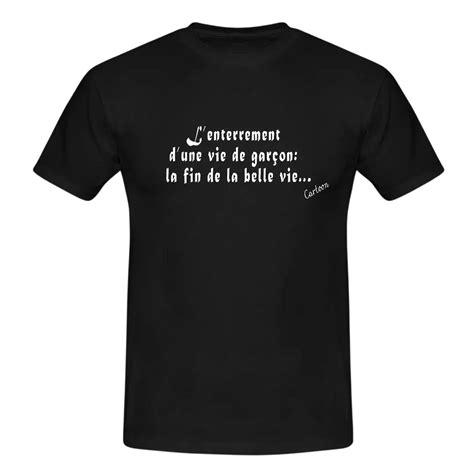 T Shirt Enterrement De Vie De Garçon Discadoch