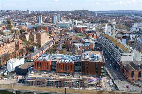 Drone Footage Shows The Rapidly Changing Nottingham City Centre Skyline