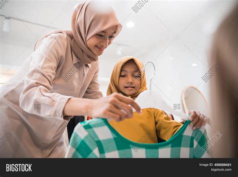 Muslim Mother Hijab Image And Photo Free Trial Bigstock