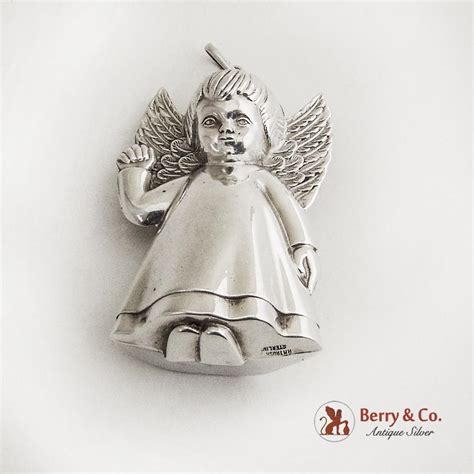 Angel Christmas Ornament Rm Trush Sterling Silver From Berrycom Com On