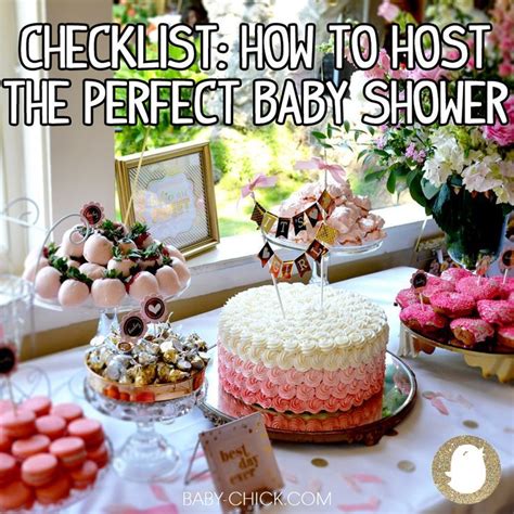 If You Re Planning On Hosting A Baby Shower Here Is The Best Checklist
