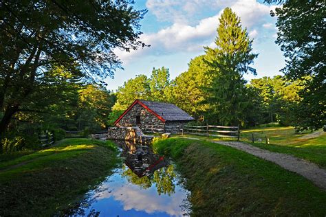 Wayside Inn Grist Mill Reflection Photograph By Toby Mcguire Fine Art