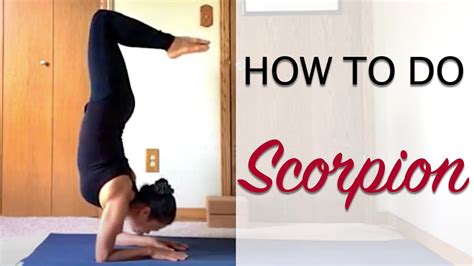 How To Do A Scorpion Pose With Prakai โยคะท่าแมงป่อง スコーピオン（サソリのポーズ）の練習